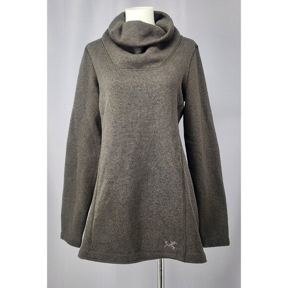 Arc'teryx High Neck Sweater Womens Medium Desira Tunic Pullover Green Outdoor - Picture 2 of 10